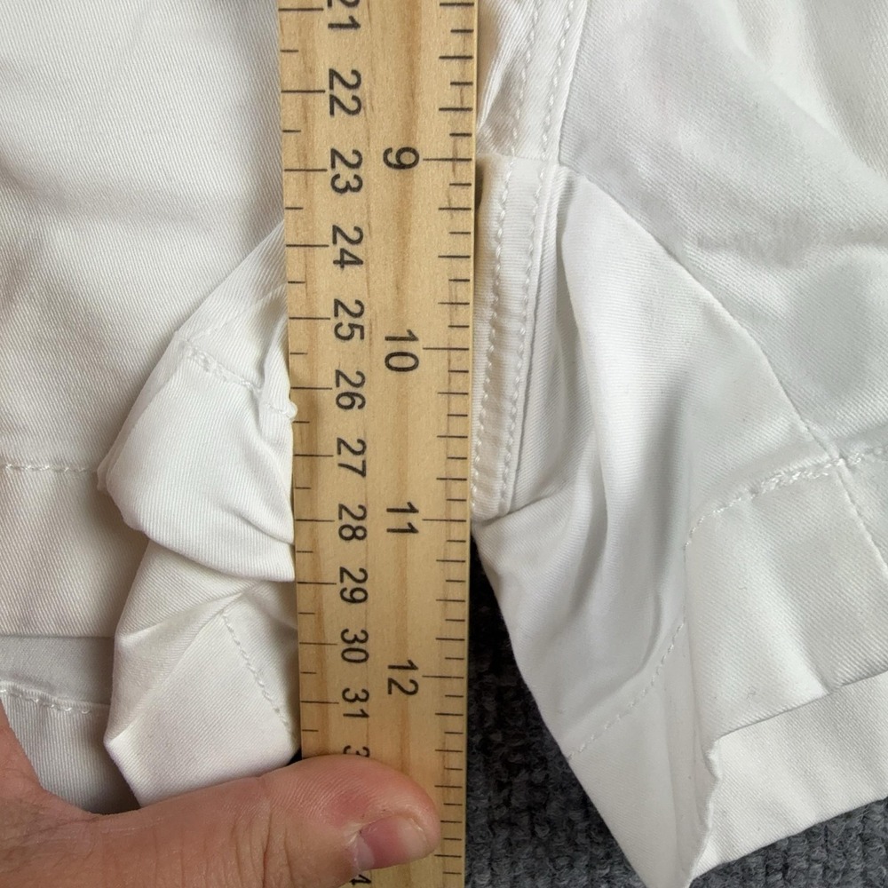 Vineyard Vines Shorts Womens 4 White Chino Twill Stretch Logo Pockets Casual - Picture 6 of 10
